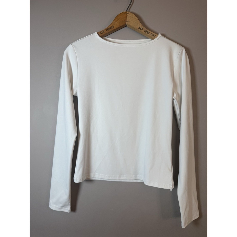 Zhen Wei Long Sleeve Stretch Shirt White Adults Medium - Picture 1 of 6